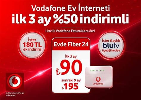 Vodafone interneti ikiye katlama